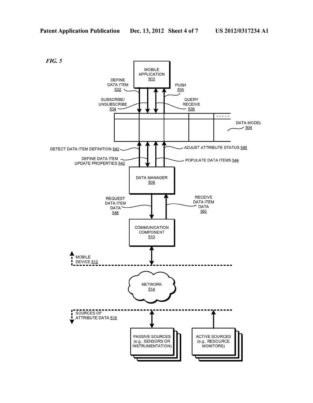 MANAGING DATA ACCESS IN MOBILE DEVICES - diagram, schematic, and image 05