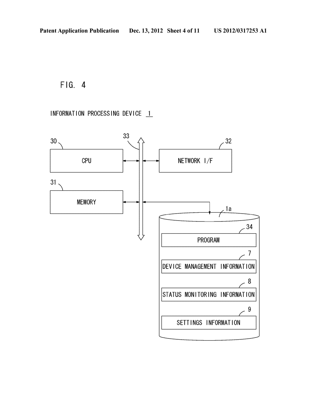 INFORMATION PROCESSING DEVICE, SETTINGS CHANGING METHOD AND COMPUTER     READABLE RECORDING MEDIUM - diagram, schematic, and image 05