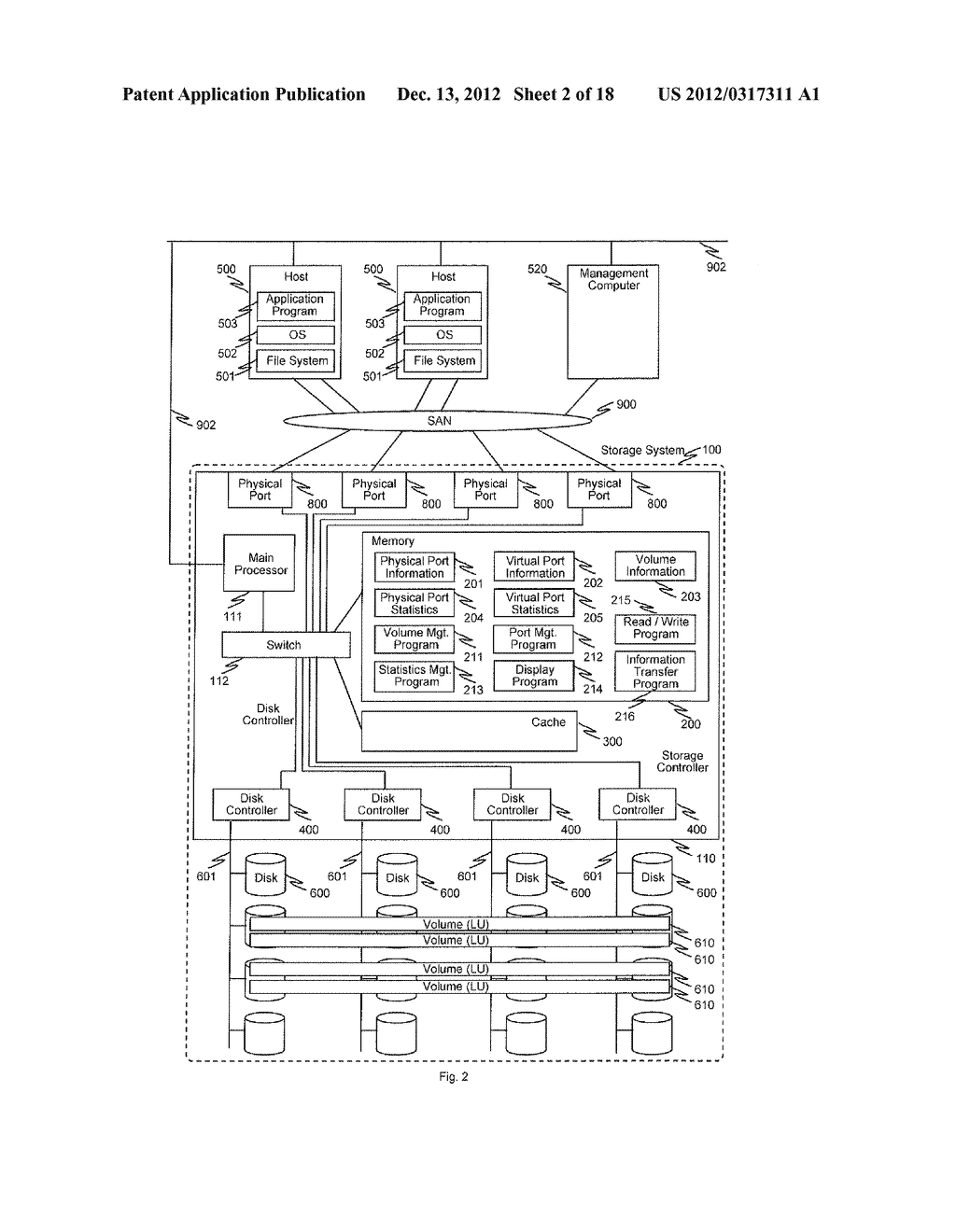 METHODS AND APPARATUS FOR MANAGING VIRTUAL PORTS AND LOGICAL UNITS ON     STORAGE SYSTEMS - diagram, schematic, and image 03