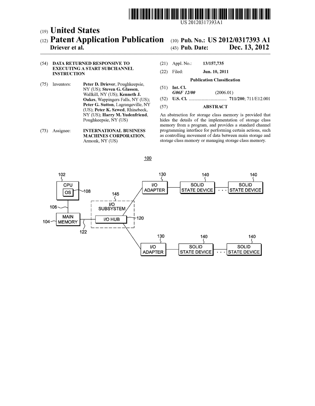 DATA RETURNED RESPONSIVE TO EXECUTING A START SUBCHANNEL INSTRUCTION - diagram, schematic, and image 01