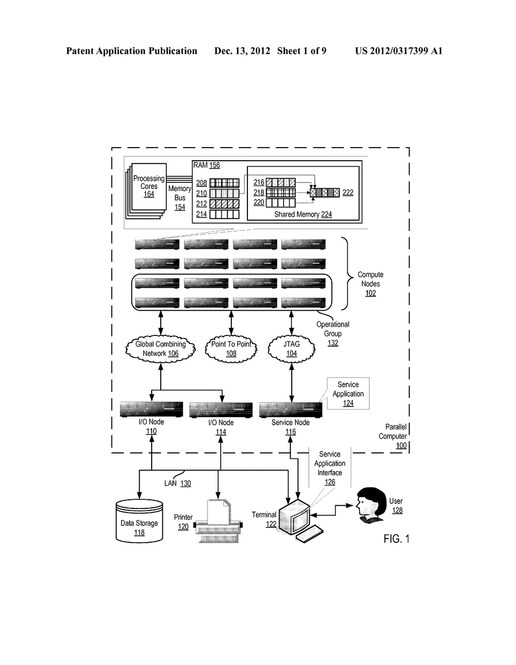 Performing A Local Reduction Operation On A Parallel Computer - diagram, schematic, and image 02