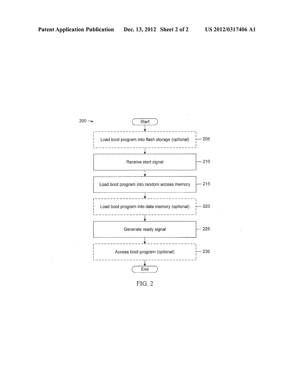 FLASH STORAGE SYSTEM AND METHOD FOR ACCESSING A BOOT PROGRAM - diagram, schematic, and image 03