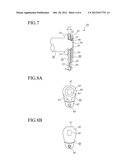 HINGE MECHANISM, AND MONITOR OPENING AND CLOSING MECHANISM diagram and image