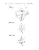 HINGE MECHANISM, AND MONITOR OPENING AND CLOSING MECHANISM diagram and image