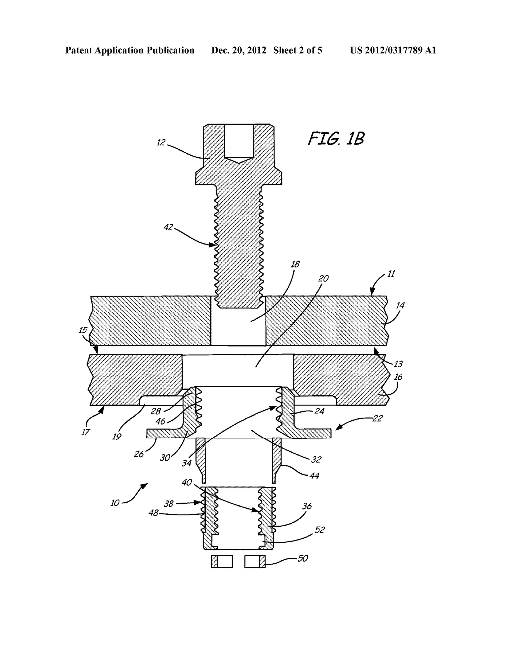 THREADED FLANGED BUSHING FOR FASTENING APPLICATIONS - diagram, schematic, and image 03