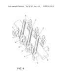 Hood Assembly for Controllably Cooling Extruded Section Members of     Aluminium and Other Metal Materials at an Output of an Extruding Line     Therefor. diagram and image