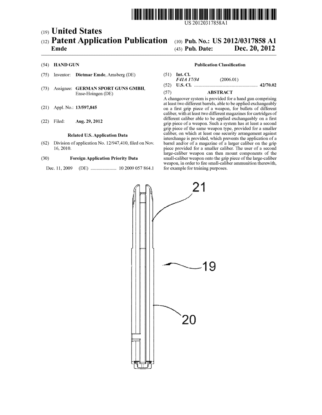 HAND GUN - diagram, schematic, and image 01