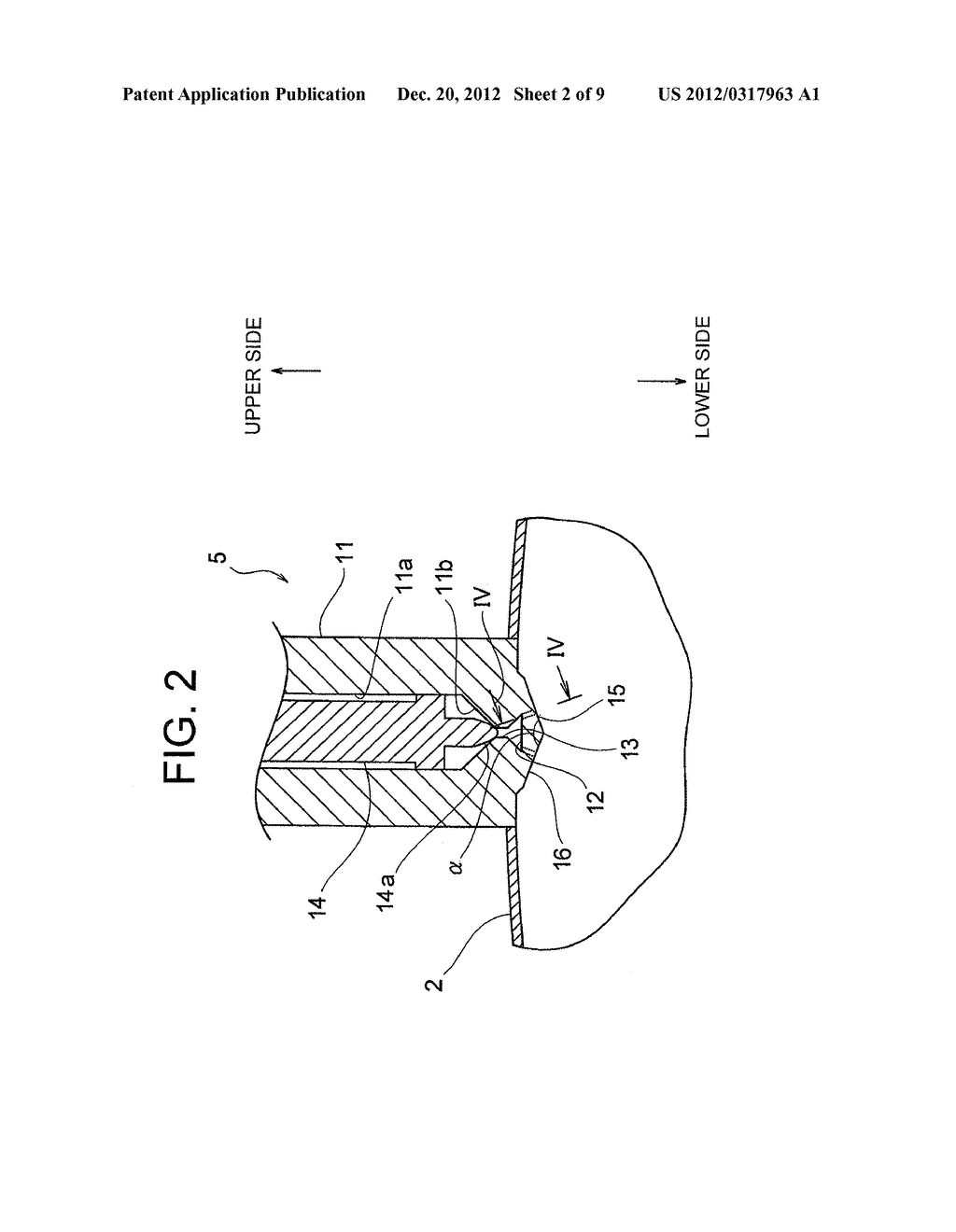 REDUCING AGENT INJECTION NOZZLE AND NITROGEN OXIDE PURIFICATION SYSTEM     WITH REDUCING AGENT INJECTION NOZZLE - diagram, schematic, and image 03