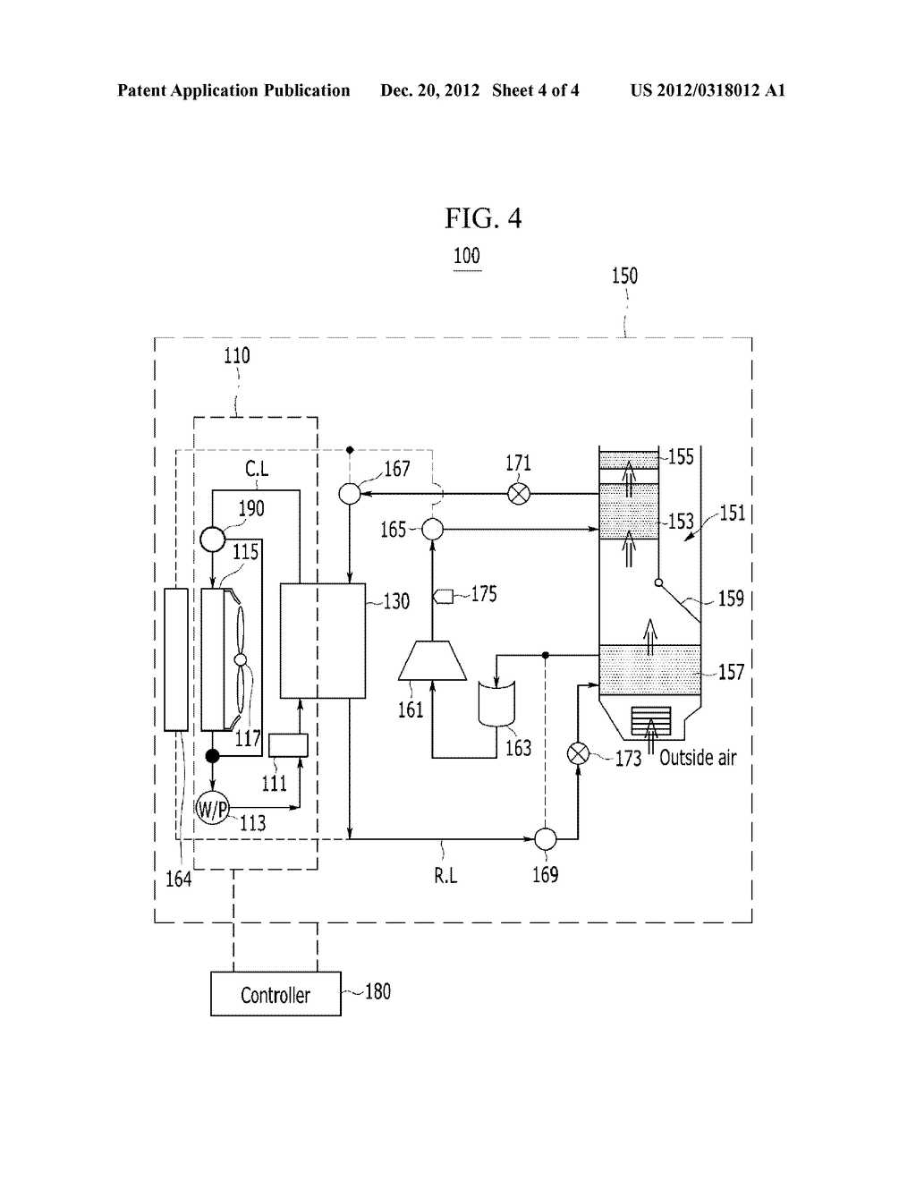 HEAT PUMP SYSTEM FOR VEHICLE - diagram, schematic, and image 05