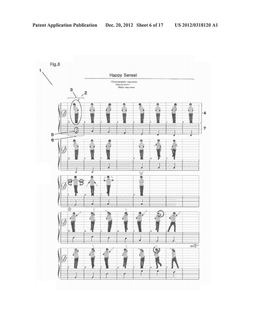 PRINTED MATERIAL WITH MUSICAL SCORE AND DISPLAY APPARATUS FOR DISPLAYING     MUSICAL SCORE OF PRINTED MATERIAL WITH MUSICAL SCORE - diagram, schematic, and image 07