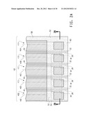 ARRAY OF THIN-FILM PHOTOVOLTAIC CELLS  HAVING A TOTALLY SEPARATED     INTEGRATED BYPASS DIODE ASSOCIATED WITH A PLURALITY OF CELLS AND A PANEL     INCORPORATING THE SAME diagram and image