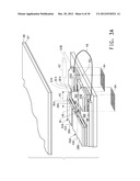 ARRAY OF THIN-FILM PHOTOVOLTAIC CELLS  HAVING A TOTALLY SEPARATED     INTEGRATED BYPASS DIODE ASSOCIATED WITH A PLURALITY OF CELLS AND A PANEL     INCORPORATING THE SAME diagram and image