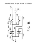 ARRAY OF THIN-FILM PHOTOVOLTAIC CELLS  HAVING A TOTALLY SEPARATED     INTEGRATED BYPASS DIODE ASSOCIATED WITH A PLURALITY OF CELLS AND A PANEL     INCORPORATING THE SAME diagram and image