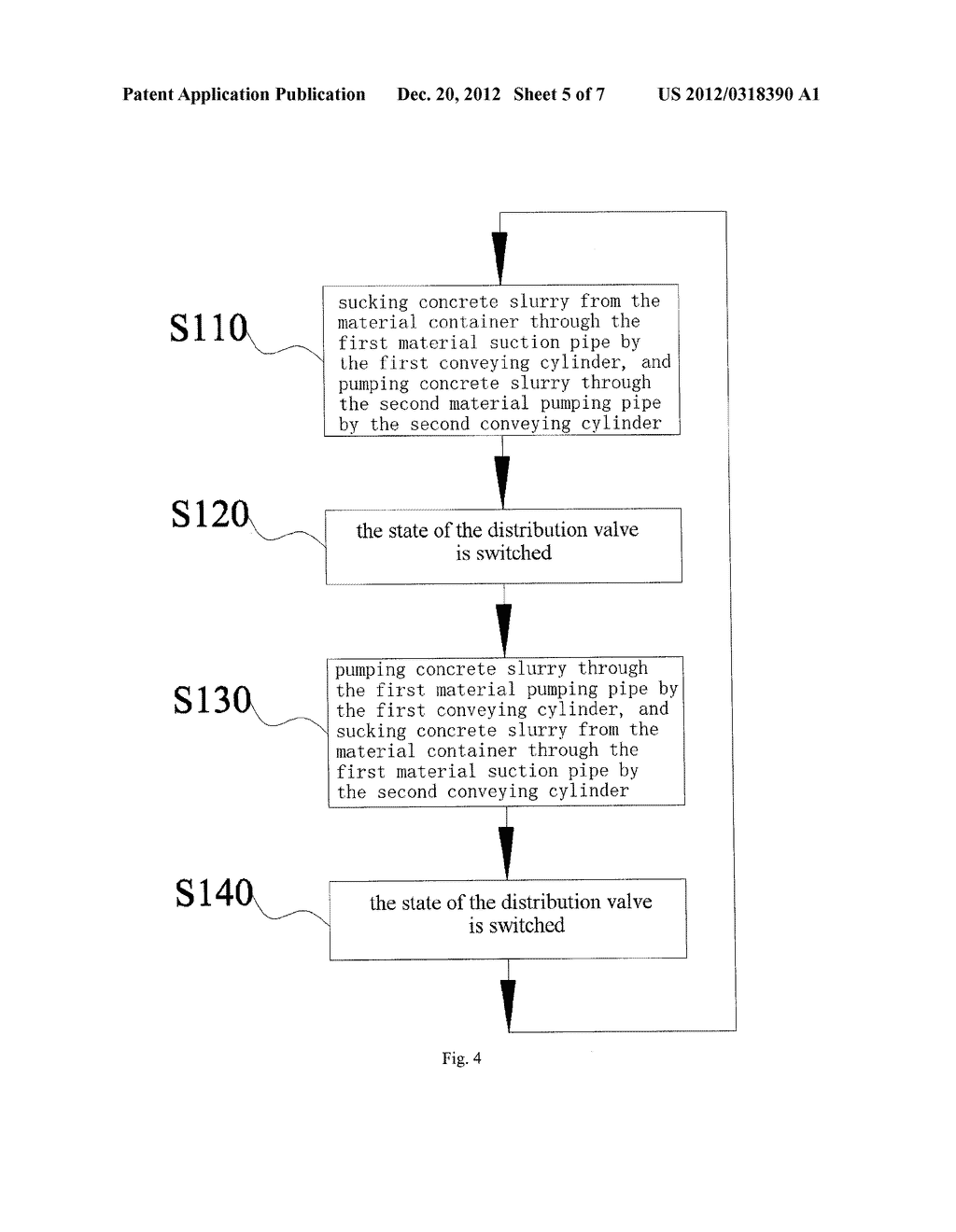 DISTRIBUTION VALVE FOR CONCRETE PUMP, CONCRETE PUMP AND CONTROL METHOD     THEREOF AND CONCRETE PUMP TRUCK - diagram, schematic, and image 06