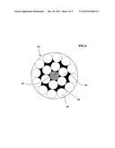 Tire Comprising Carcass Reinforcement Cables Having Different Degrees of     Permeability diagram and image