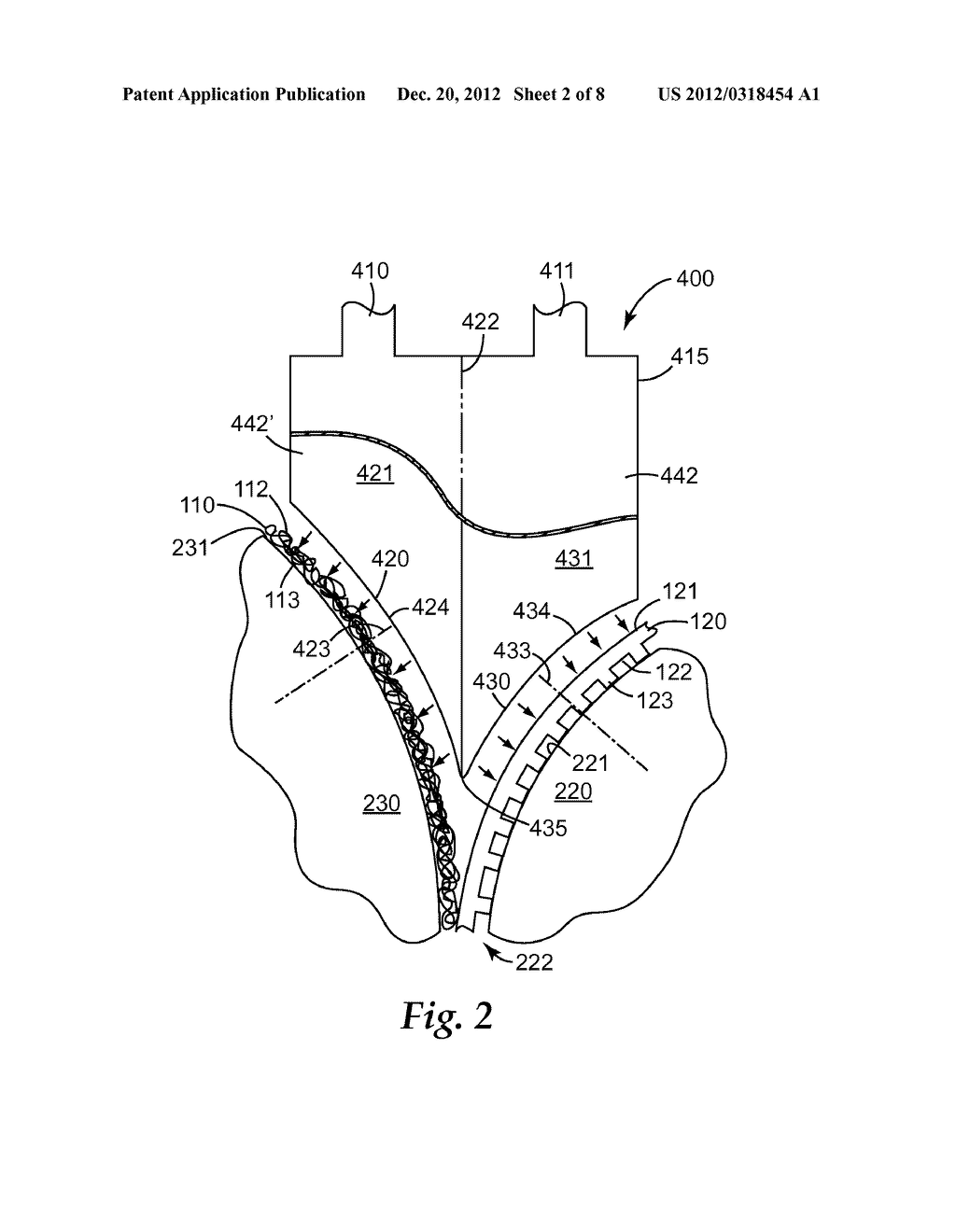APPARATUS AND METHODS FOR IMPINGING A FLUID ON A SUBSTRATE - diagram, schematic, and image 03