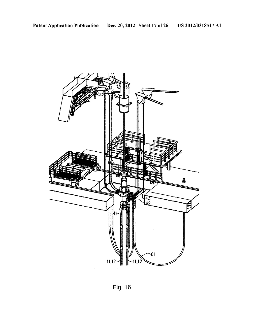 CONNECTING DEVICE FOR KILL/CHOKE LINES BETWEEN A RISER AND A FLOATING     DRILLING VESSEL - diagram, schematic, and image 18