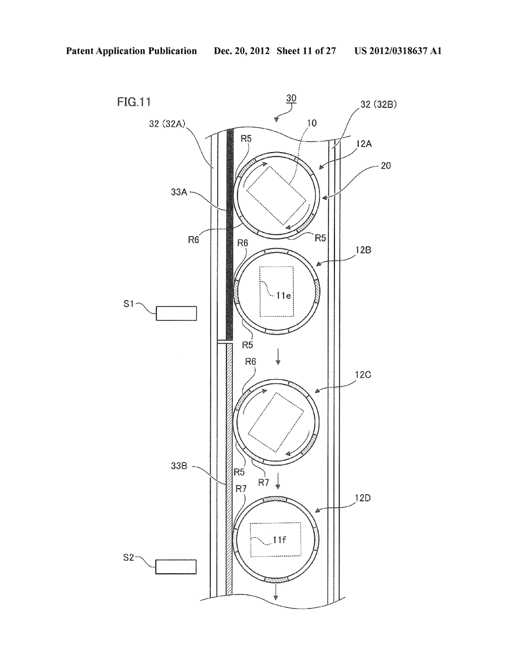 CONVEYANCE SYSTEM, CONVEYANCE DEVICE, ARTICLE, AND INSPECTION SYSTEM - diagram, schematic, and image 12