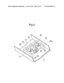 MOUNTING STRUCTURE OF CONTACT MEMBER IN SWITCH DEVICE diagram and image