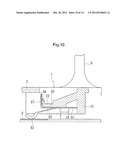 MOUNTING STRUCTURE OF CONTACT MEMBER IN SWITCH DEVICE diagram and image