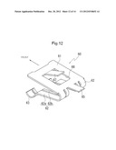 MOUNTING STRUCTURE OF CONTACT MEMBER IN SWITCH DEVICE diagram and image