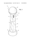 Toothbrush holder having illuminating means diagram and image