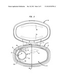 CONTAINER WITH INTEGRATED PLASTIC TEAR AWAY MEMBRANE diagram and image