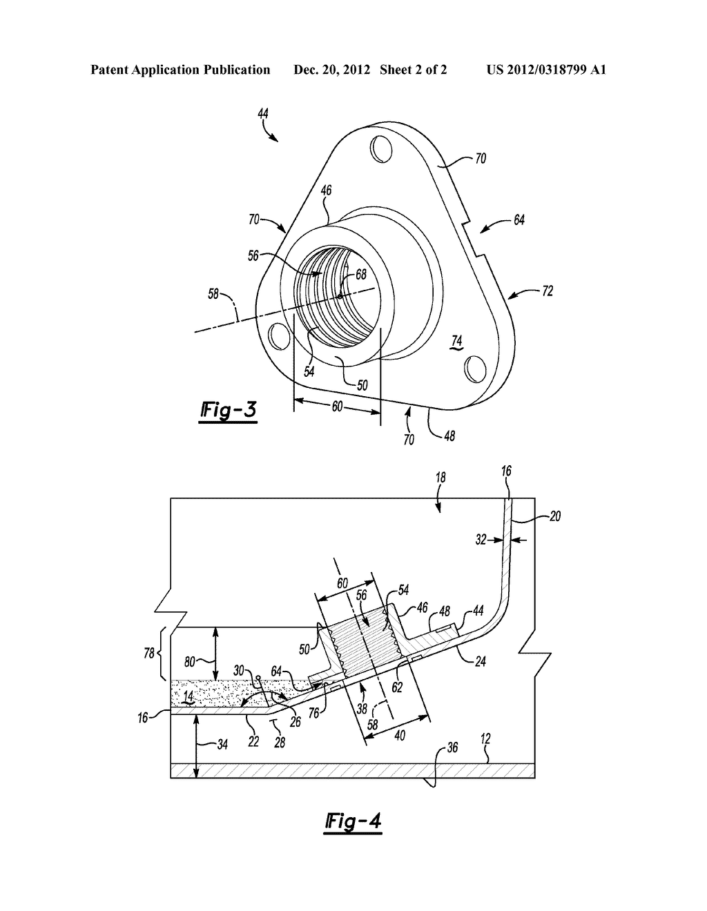 DRAINABLE CONTAINER SYSTEM AND WELD NUT THEREOF - diagram, schematic, and image 03