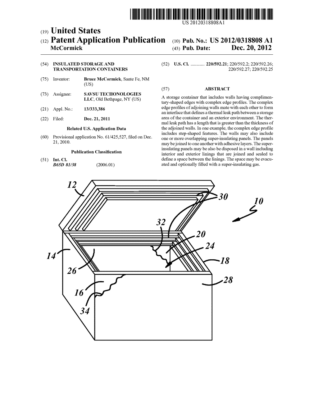 INSULATED STORAGE AND TRANSPORTATION CONTAINERS - diagram, schematic, and image 01