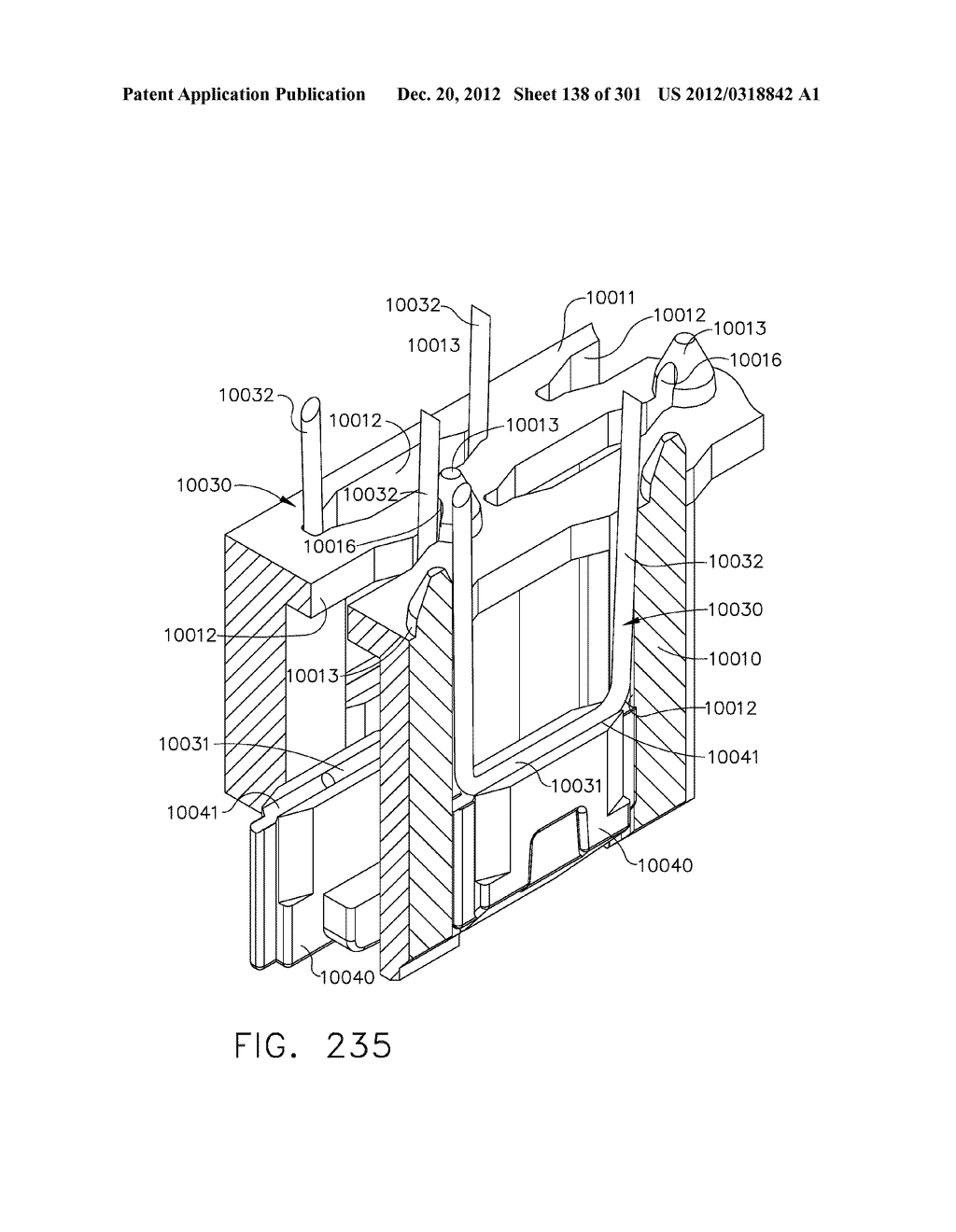 TISSUE STAPLER HAVING A THICKNESS COMPENSATOR COMPRISING INCORPORATING A     HEMOSTATIC AGENT - diagram, schematic, and image 139