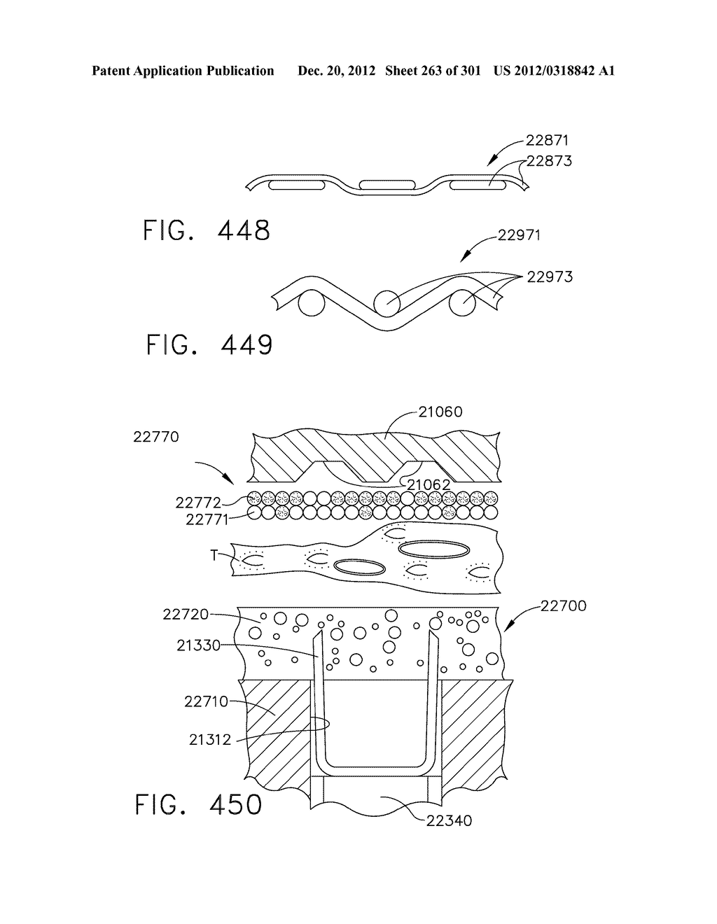 TISSUE STAPLER HAVING A THICKNESS COMPENSATOR COMPRISING INCORPORATING A     HEMOSTATIC AGENT - diagram, schematic, and image 264