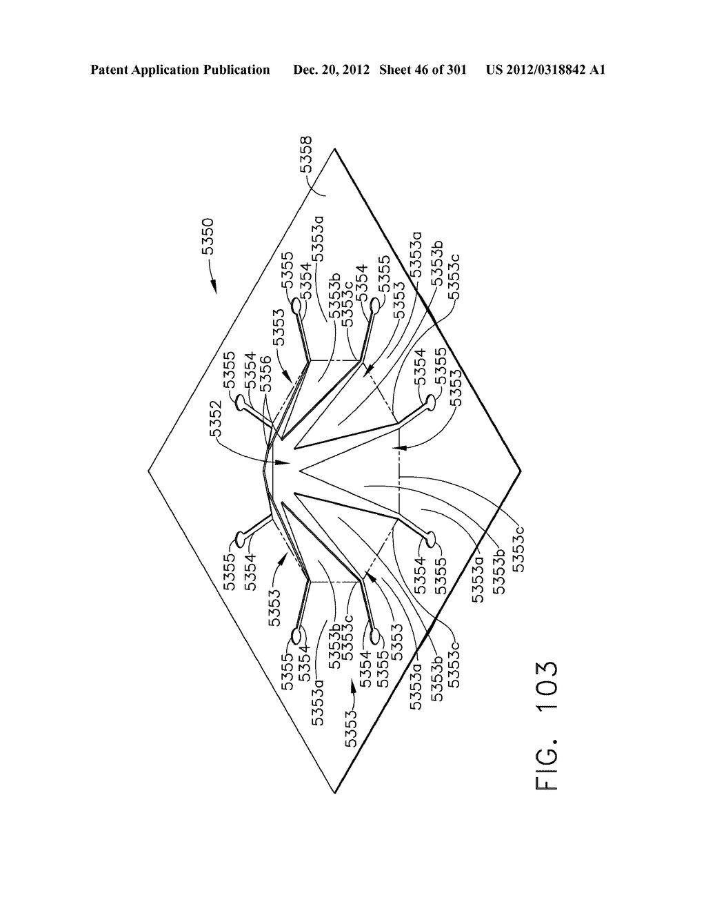 TISSUE STAPLER HAVING A THICKNESS COMPENSATOR COMPRISING INCORPORATING A     HEMOSTATIC AGENT - diagram, schematic, and image 47