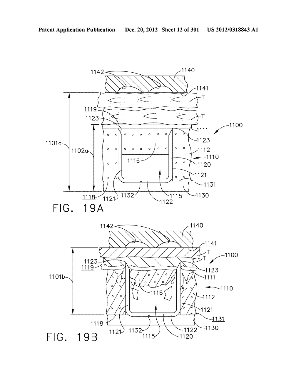 TISSUE STAPLER HAVING A THICKNESS COMPENSATOR INCORPORATING AN OXYGEN     GENERATING AGENT - diagram, schematic, and image 13