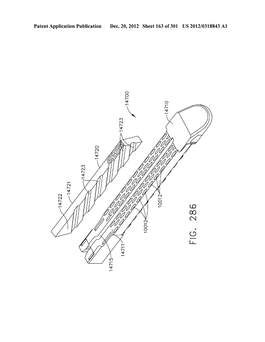 TISSUE STAPLER HAVING A THICKNESS COMPENSATOR INCORPORATING AN OXYGEN     GENERATING AGENT - diagram, schematic, and image 164