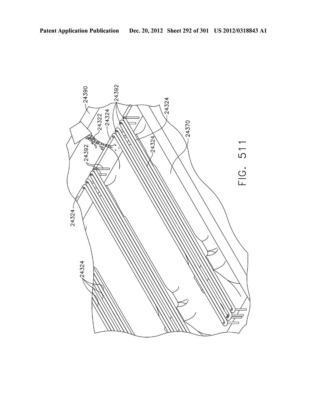 TISSUE STAPLER HAVING A THICKNESS COMPENSATOR INCORPORATING AN OXYGEN     GENERATING AGENT - diagram, schematic, and image 293