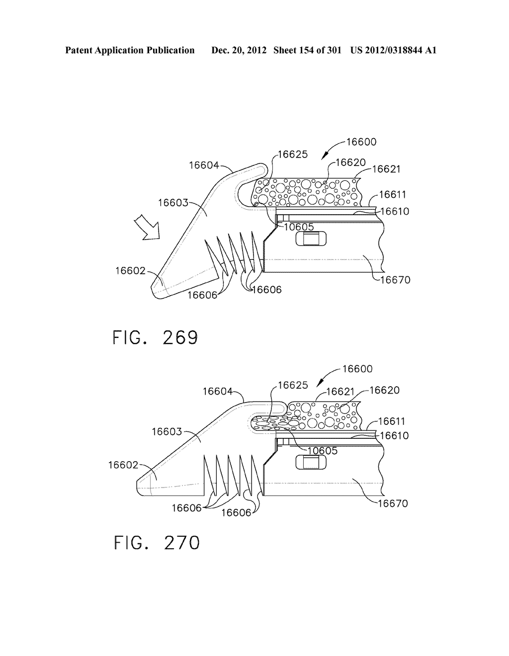 TISSUE STAPLER HAVING A THICKNESS COMPENSATOR INCORPORATING AN     ANTI-INFLAMMATORY AGENT - diagram, schematic, and image 155