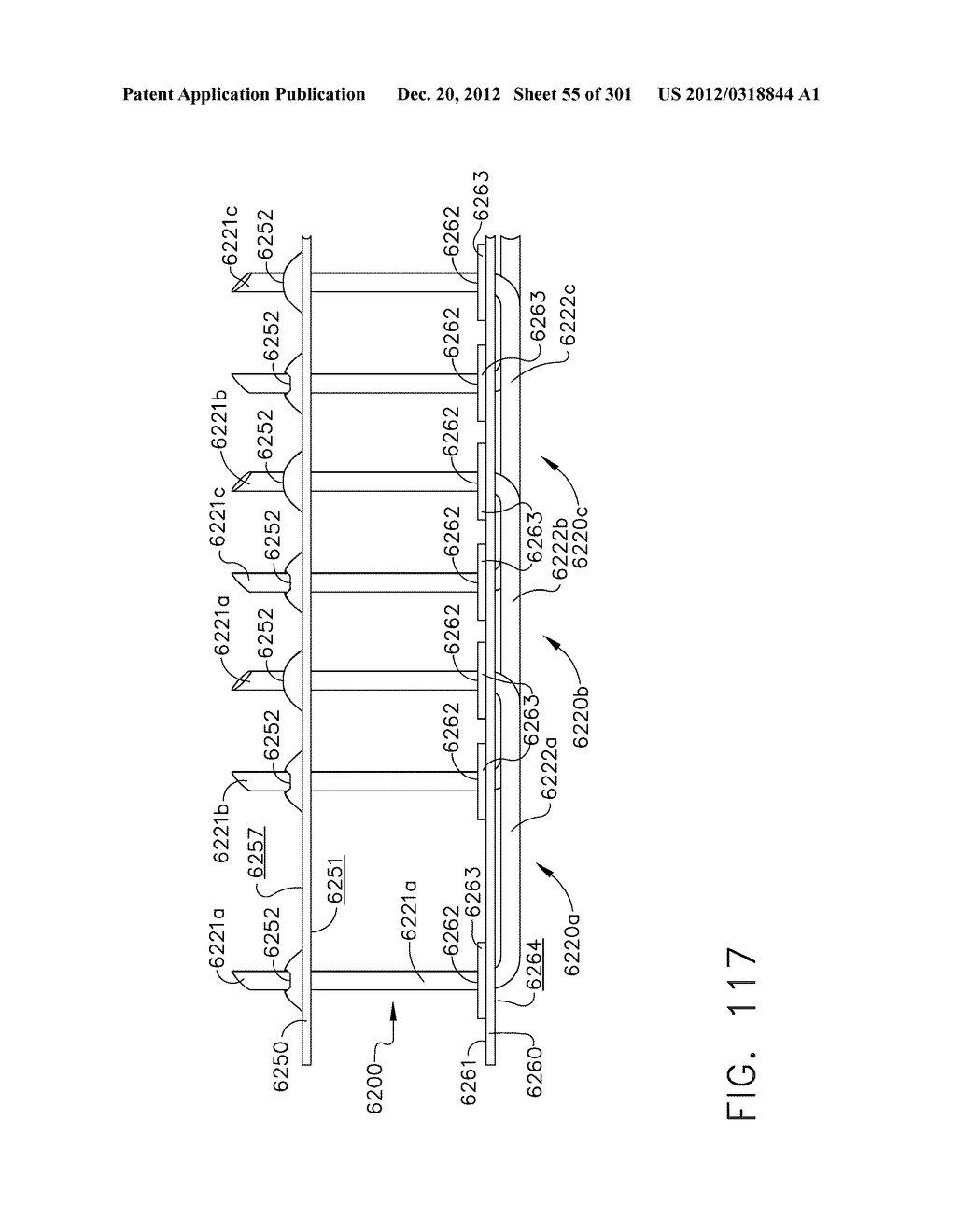 TISSUE STAPLER HAVING A THICKNESS COMPENSATOR INCORPORATING AN     ANTI-INFLAMMATORY AGENT - diagram, schematic, and image 56