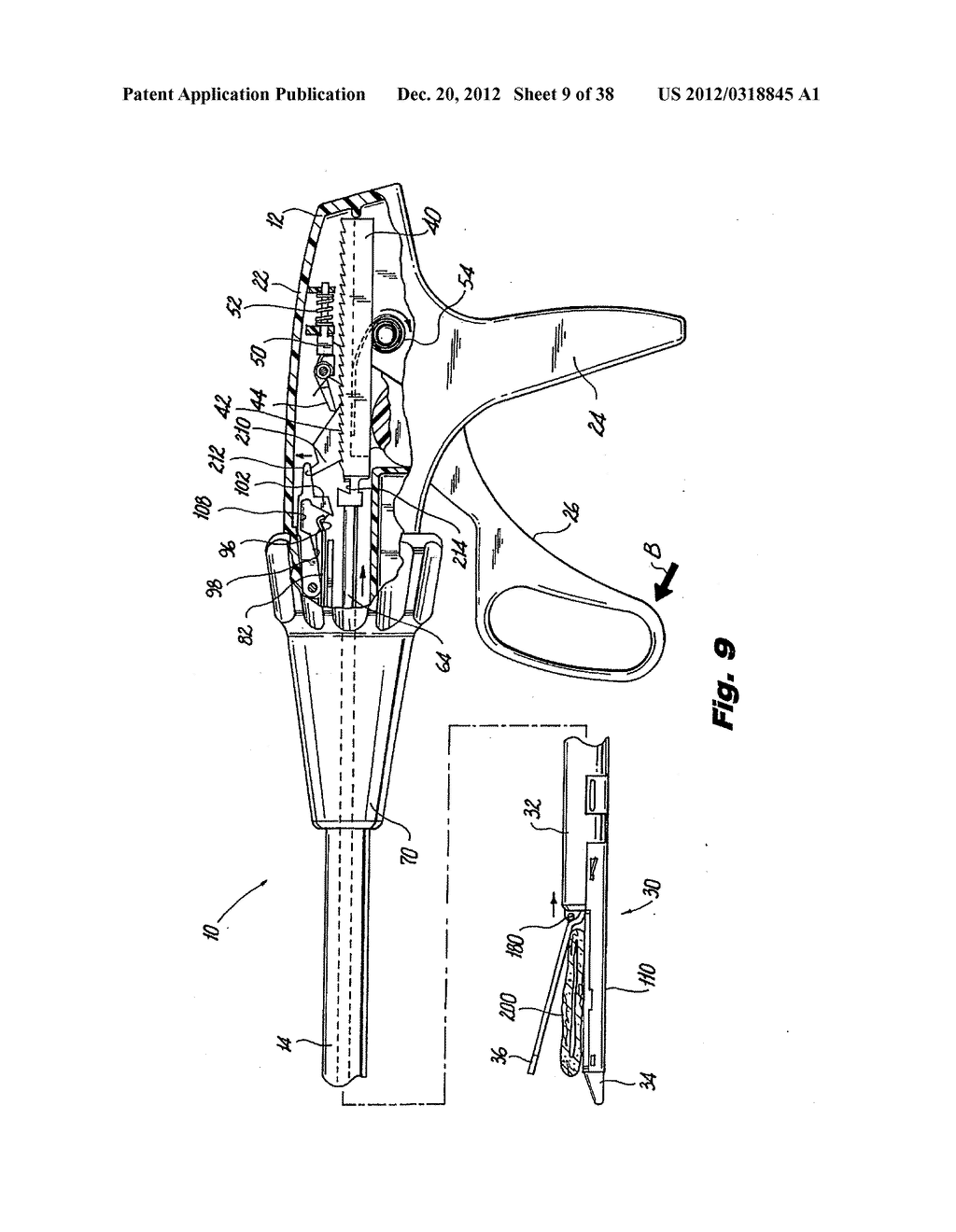 Surgical Stapler - diagram, schematic, and image 10