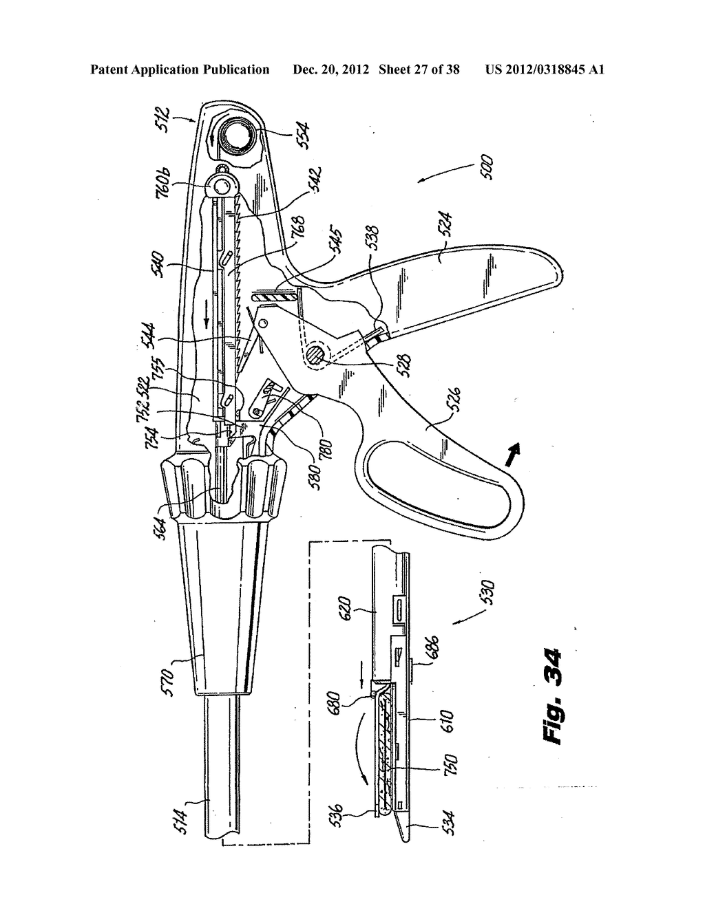 Surgical Stapler - diagram, schematic, and image 28