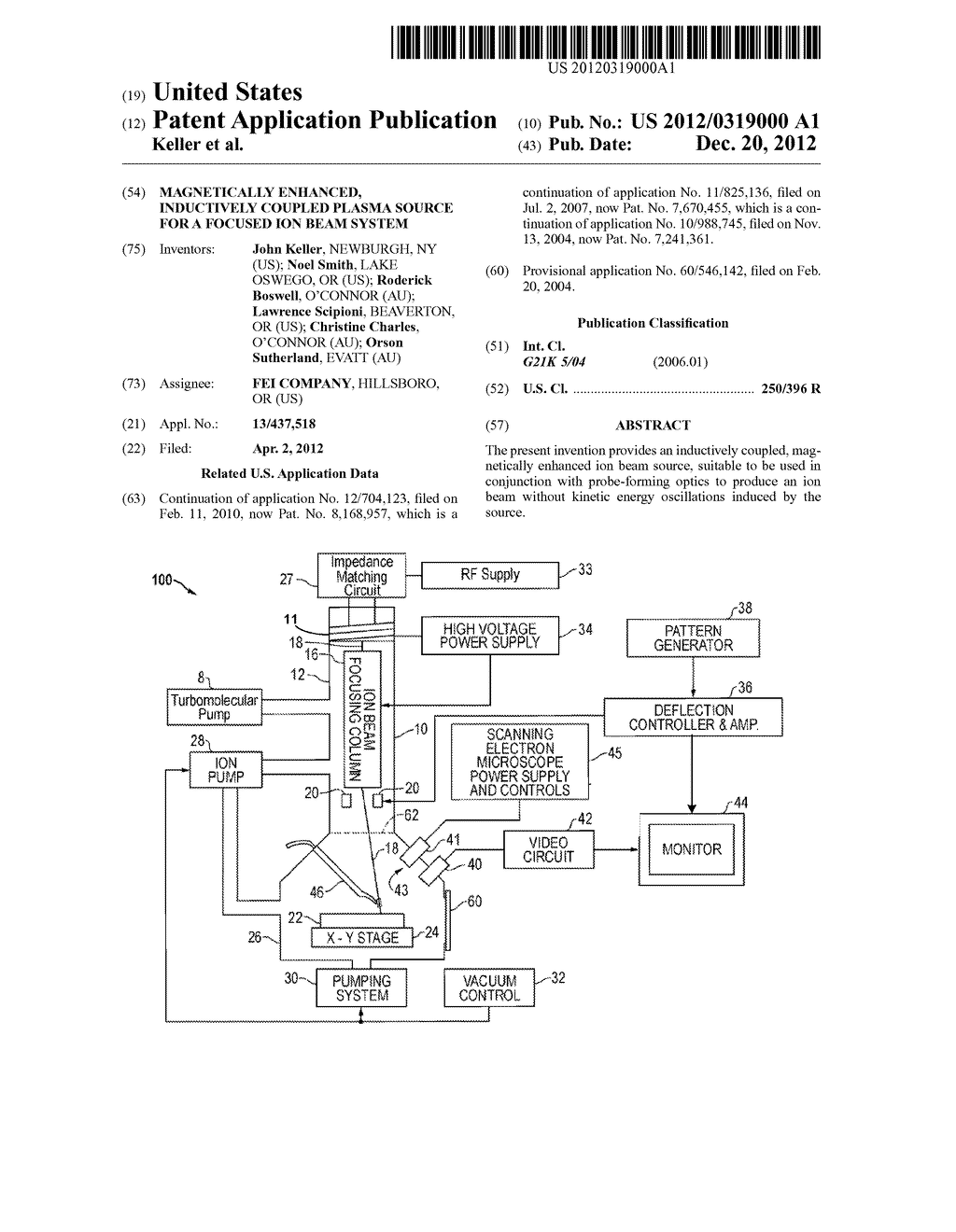 MAGNETICALLY ENHANCED, INDUCTIVELY COUPLED PLASMA SOURCE FOR A FOCUSED ION     BEAM SYSTEM - diagram, schematic, and image 01