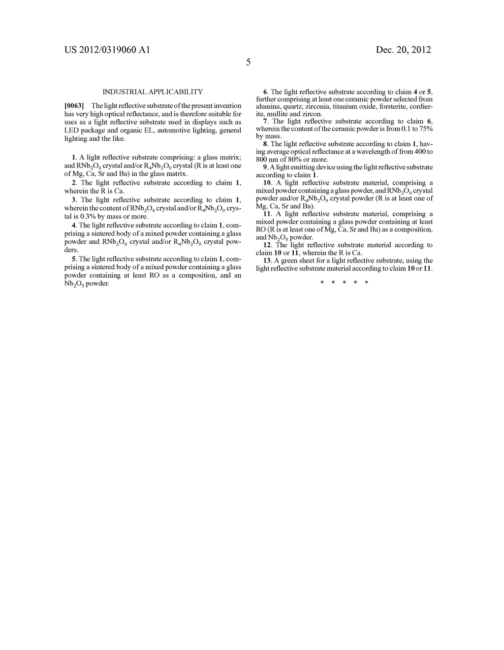 LIGHT REFLECTIVE SUBSTRATE AND LIGHT EMITTING DEVICE USING THE SAME - diagram, schematic, and image 06