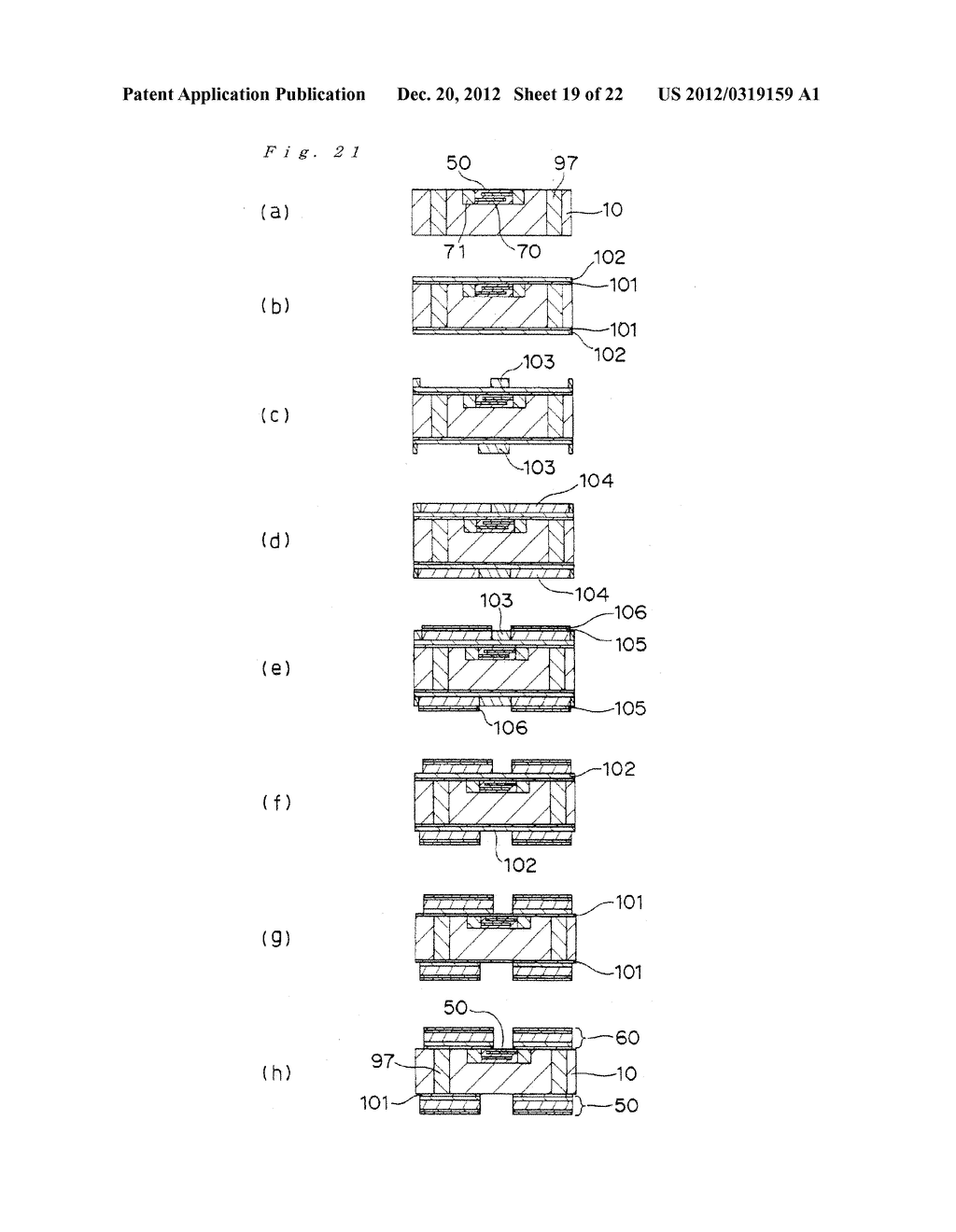 SUBSTRATE FOR LIGHT-EMITTING ELEMENT, METHOD FOR MANUFACTURING THE SAME     AND LIGHT-EMITTING DEVICE - diagram, schematic, and image 20