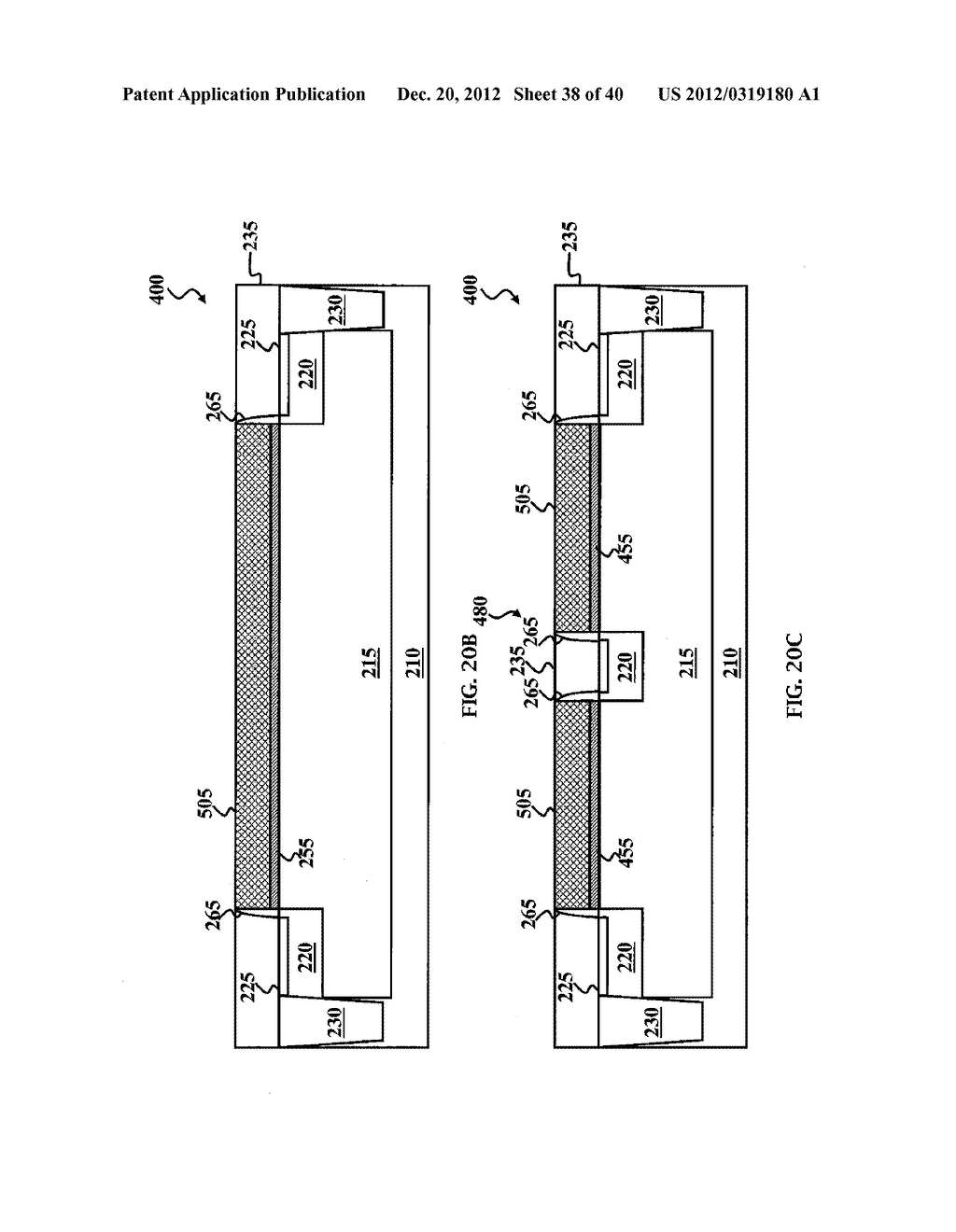 LARGE DIMENSION DEVICE AND METHOD OF MANUFACTURING SAME IN GATE LAST     PROCESS - diagram, schematic, and image 39