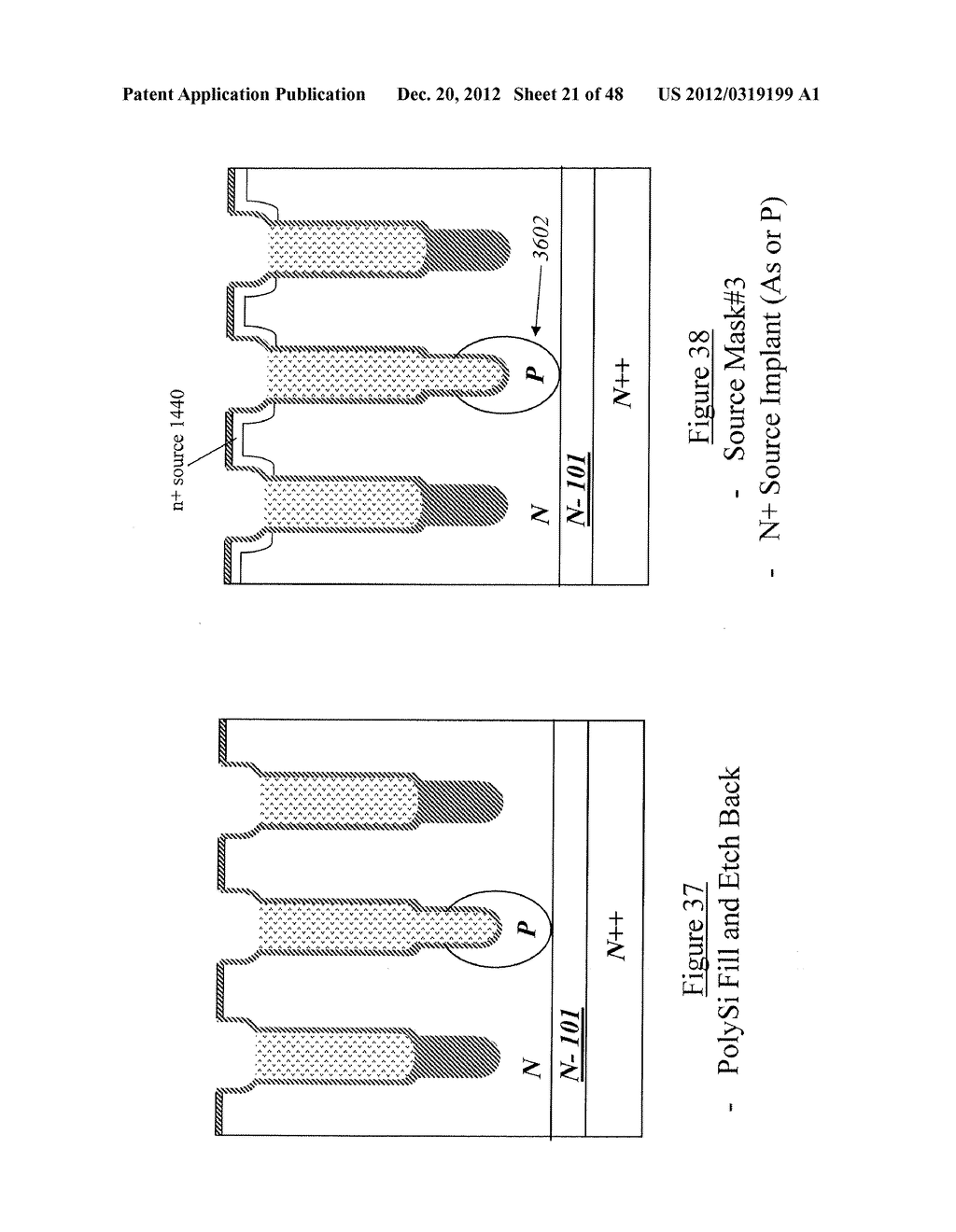 Trench Gated Power Device With Multiple Trench Width and its Fabrication     Process - diagram, schematic, and image 22