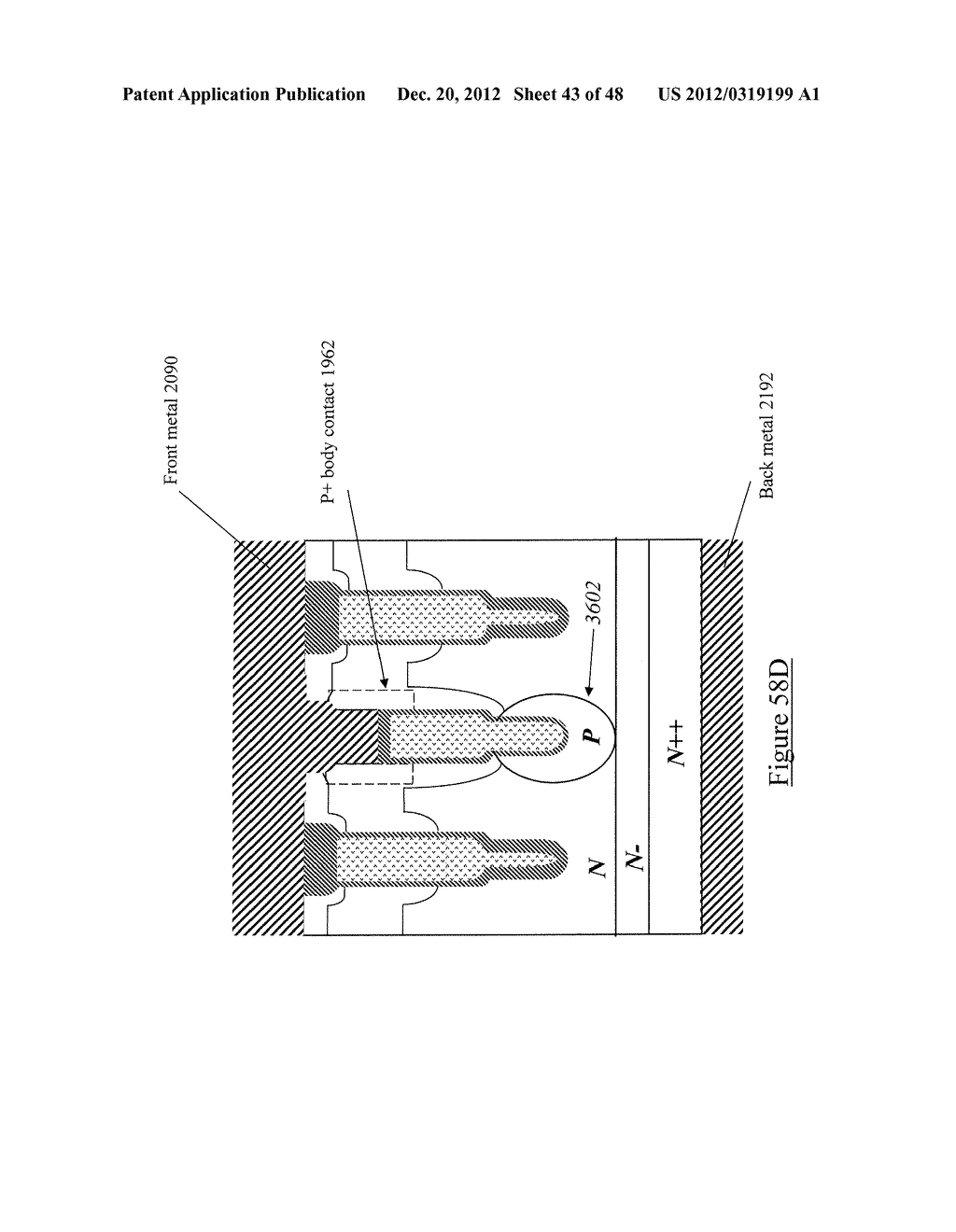 Trench Gated Power Device With Multiple Trench Width and its Fabrication     Process - diagram, schematic, and image 44