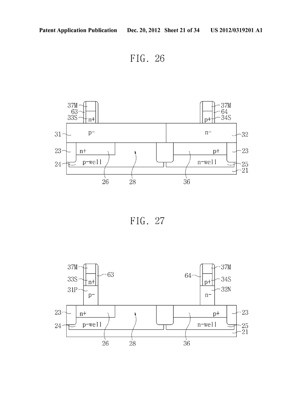 SEMICONDUCTOR DEVICES HAVING VERTICAL DEVICE AND NON-VERTICAL DEVICE AND     METHODS OF FORMING THE SAME - diagram, schematic, and image 22