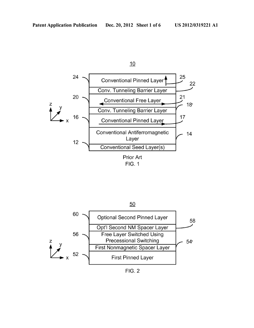 METHOD AND SYSTEM FOR PROVIDING A MAGNETIC JUNCTION CONFIGURED FOR     PRECESSIONAL SWITCHING USING A BIAS STRUCTURE - diagram, schematic, and image 02