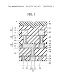 SEMICONDUCTOR DEVICE HAVING GROOVE-SHAPED VIA-HOLE diagram and image