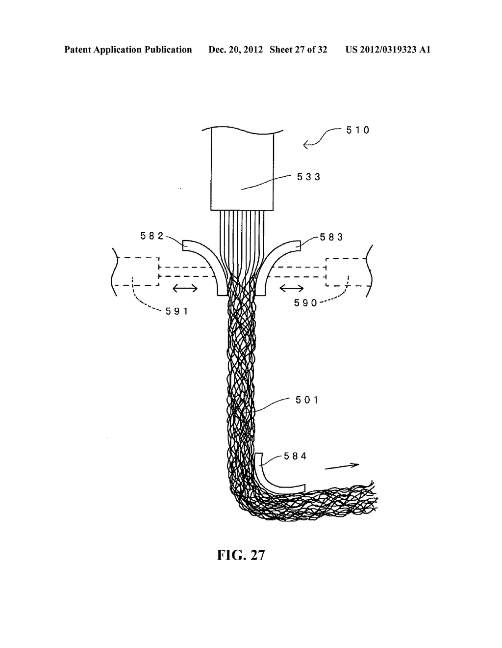 APPARATUS AND METHOD FOR MANUFACTURING THREE-DIMENSIONAL NETTED STRUCTURE - diagram, schematic, and image 28