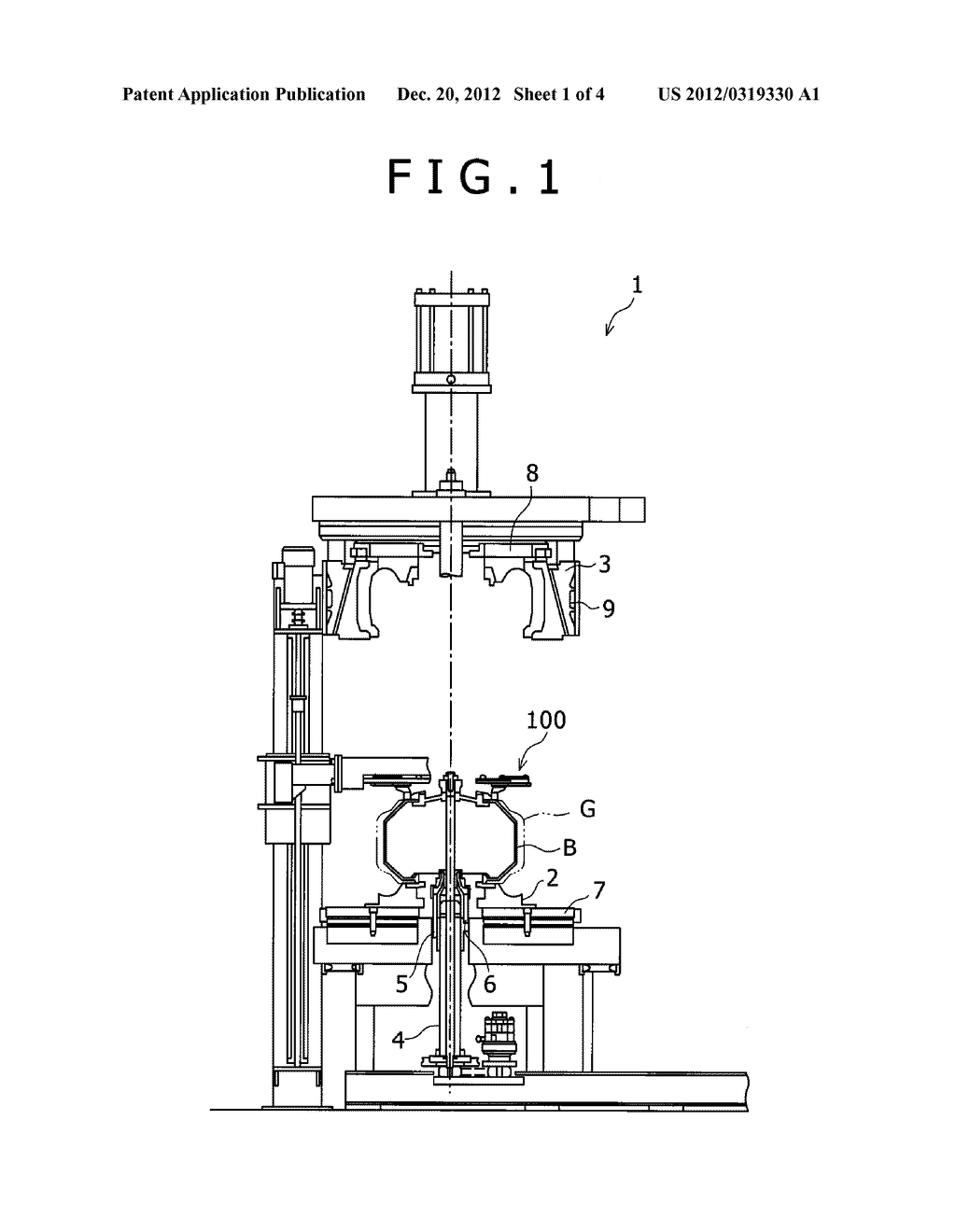 TIRE VULCANIZER AND TIRE VULCANIZING METHOD - diagram, schematic, and image 02